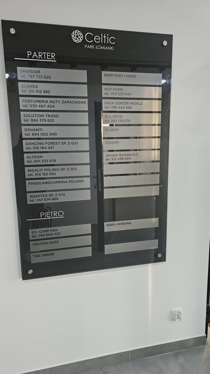 Elegancka tabliczka - widok 3